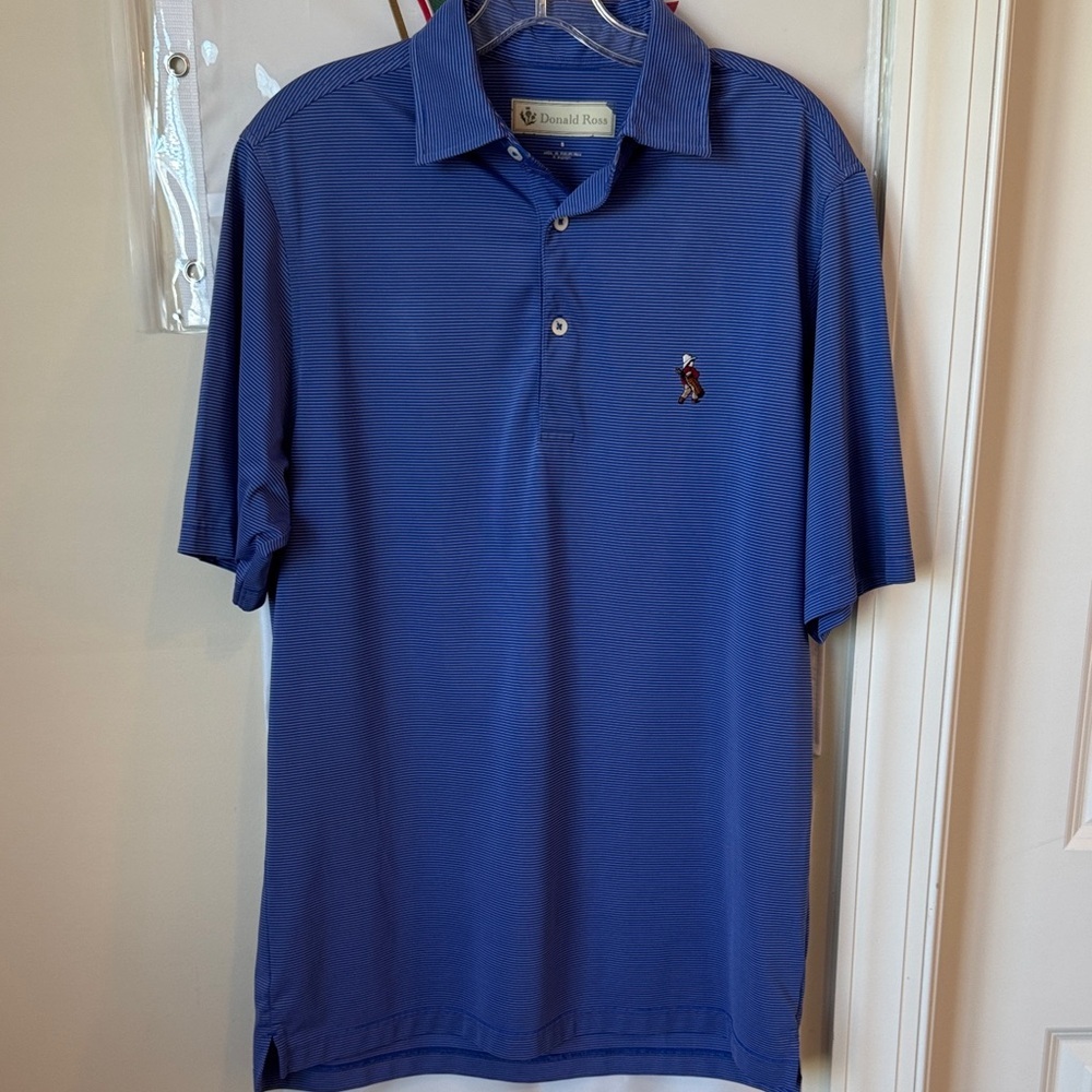 Donald Ross Men's Blue Polo Shirt